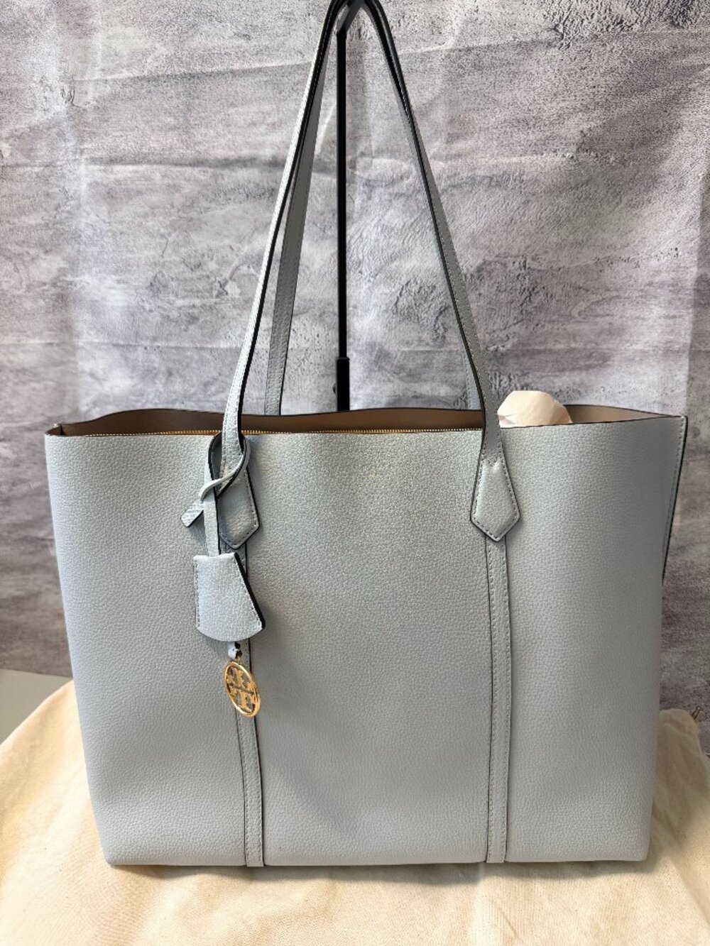 Tory Burch Perry triple-compartment tote - feather gray